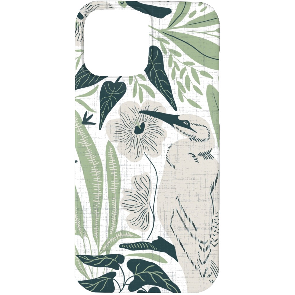 Tropical Hawaiian Dreams Phone Case, Slim Case, Matte, iPhone 13 Pro, Green