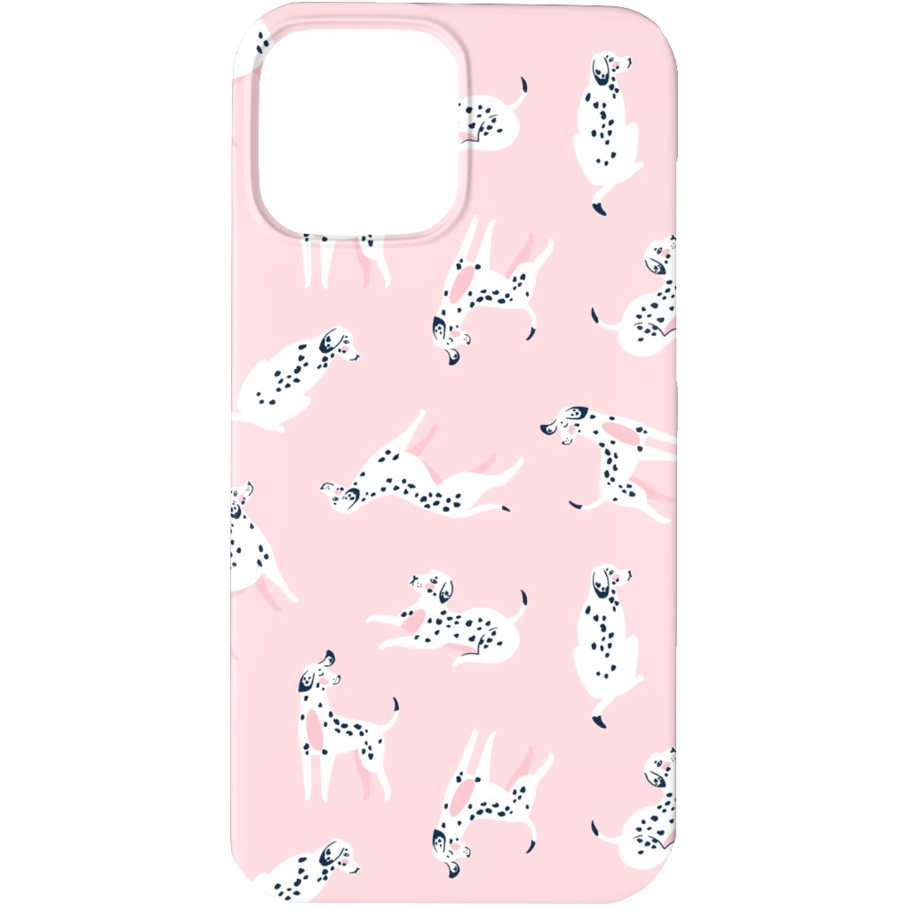 Funny Dalmatian - Pink Phone Case, Slim Case, Matte, iPhone 13 Pro, Pink, Bright Pink