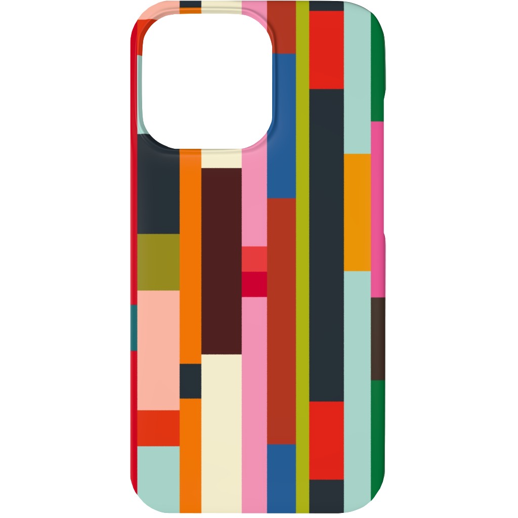 Solid Scraps - Multi Phone Case, Silicone Liner Case, Matte, iPhone 13, Multicolor