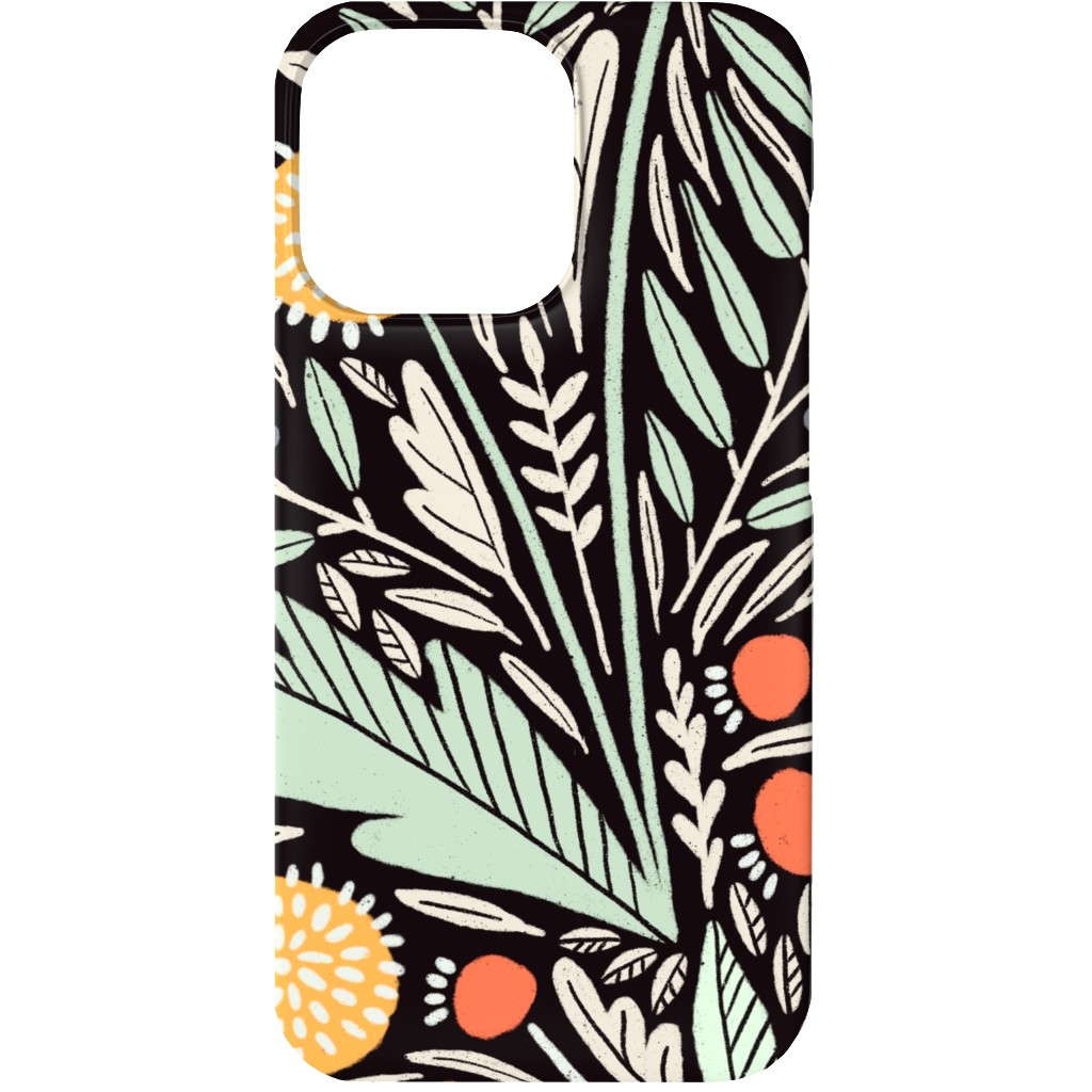 Astrid - Dark Phone Case, Silicone Liner Case, Matte, iPhone 13, Multicolor