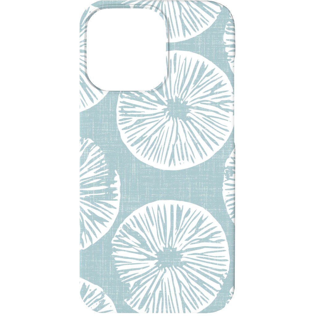 As One - White on Soft Blue Phone Case, Silicone Liner Case, Matte, iPhone 13, Blue