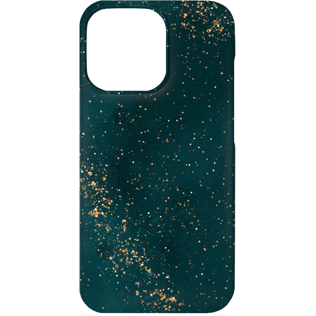 Stardust - Green Phone Case, Silicone Liner Case, Matte, iPhone 13, Green