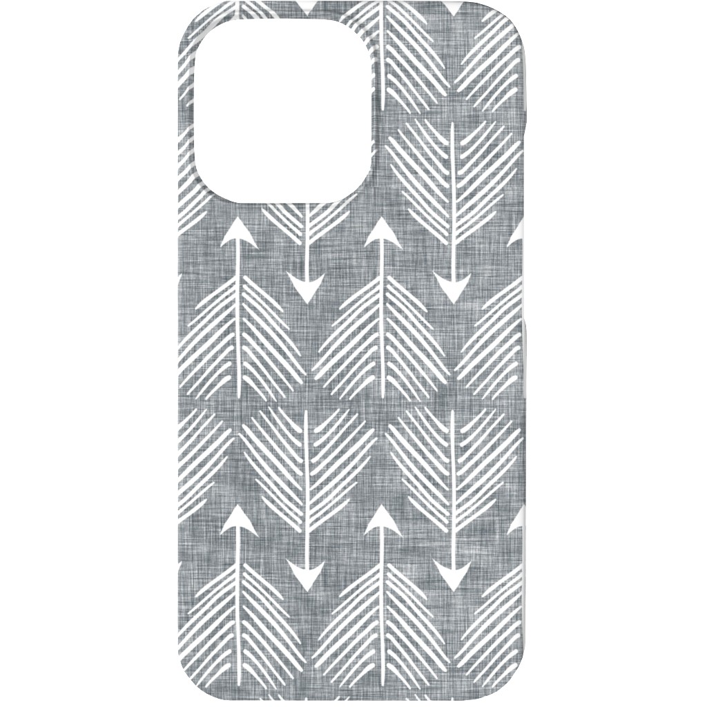 Django Arrows Phone Case, Silicone Liner Case, Matte, iPhone 13, Gray