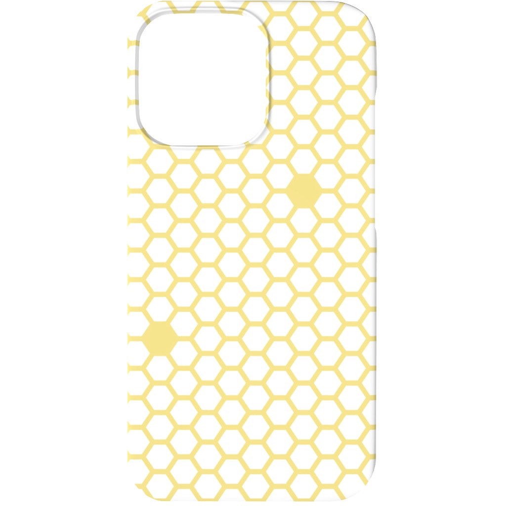 Honeycomb - Sugared Spring - Yellow Phone Case, Silicone Liner Case, Matte, iPhone 13, Yellow