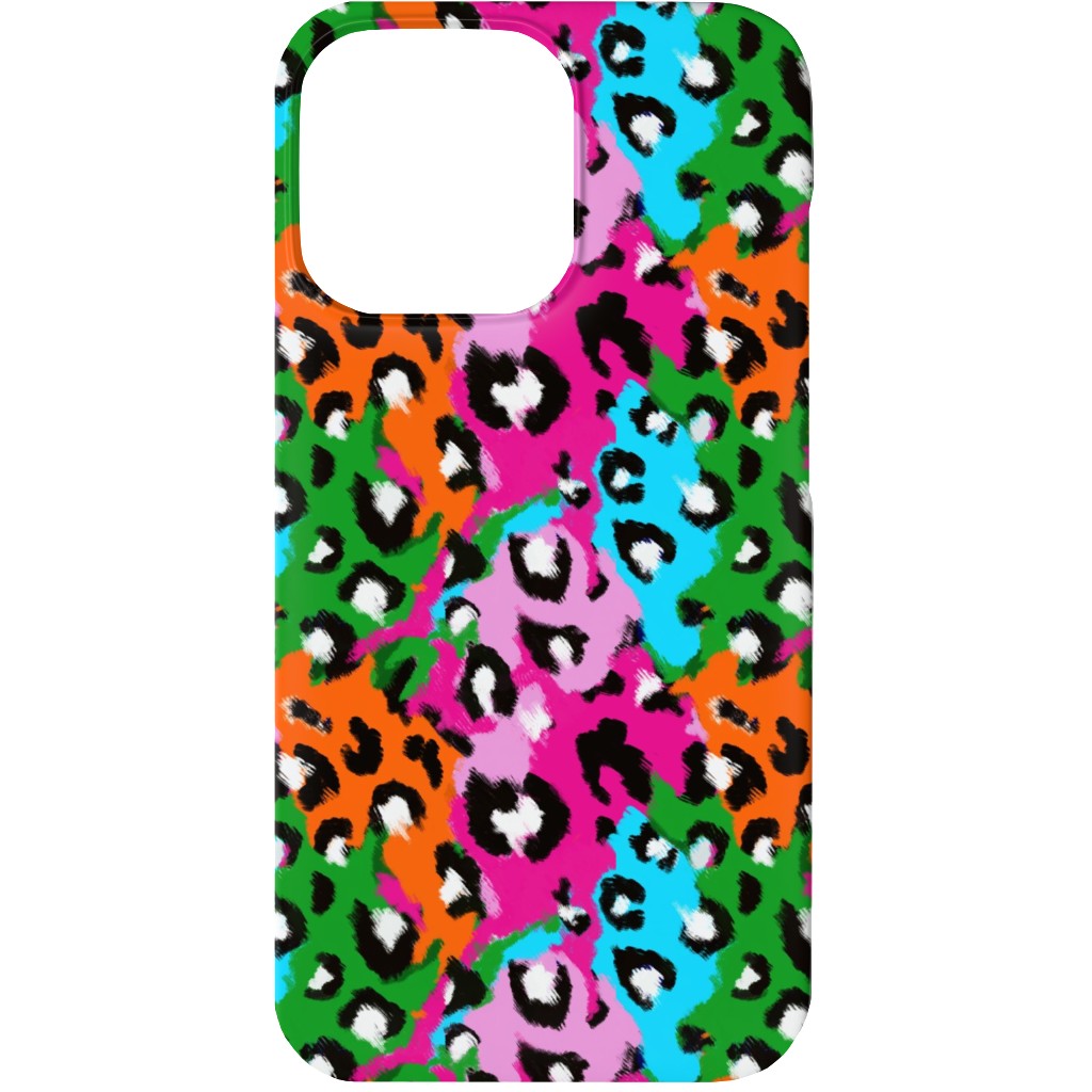 Leopard Print - Multi Phone Case, Slim Case, Matte, iPhone 13, Multicolor