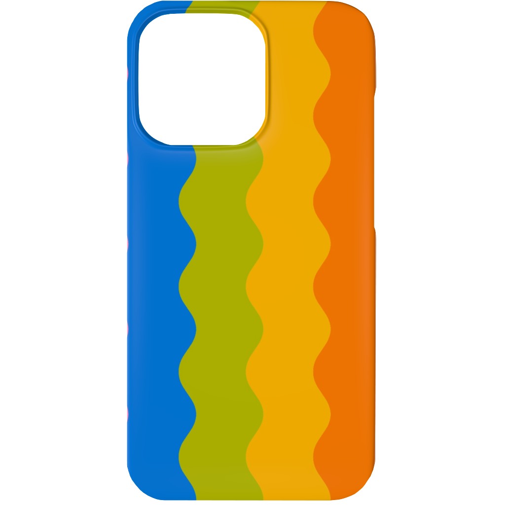 Rainbow Squiggles Phone Case, Slim Case, Matte, iPhone 13, Multicolor