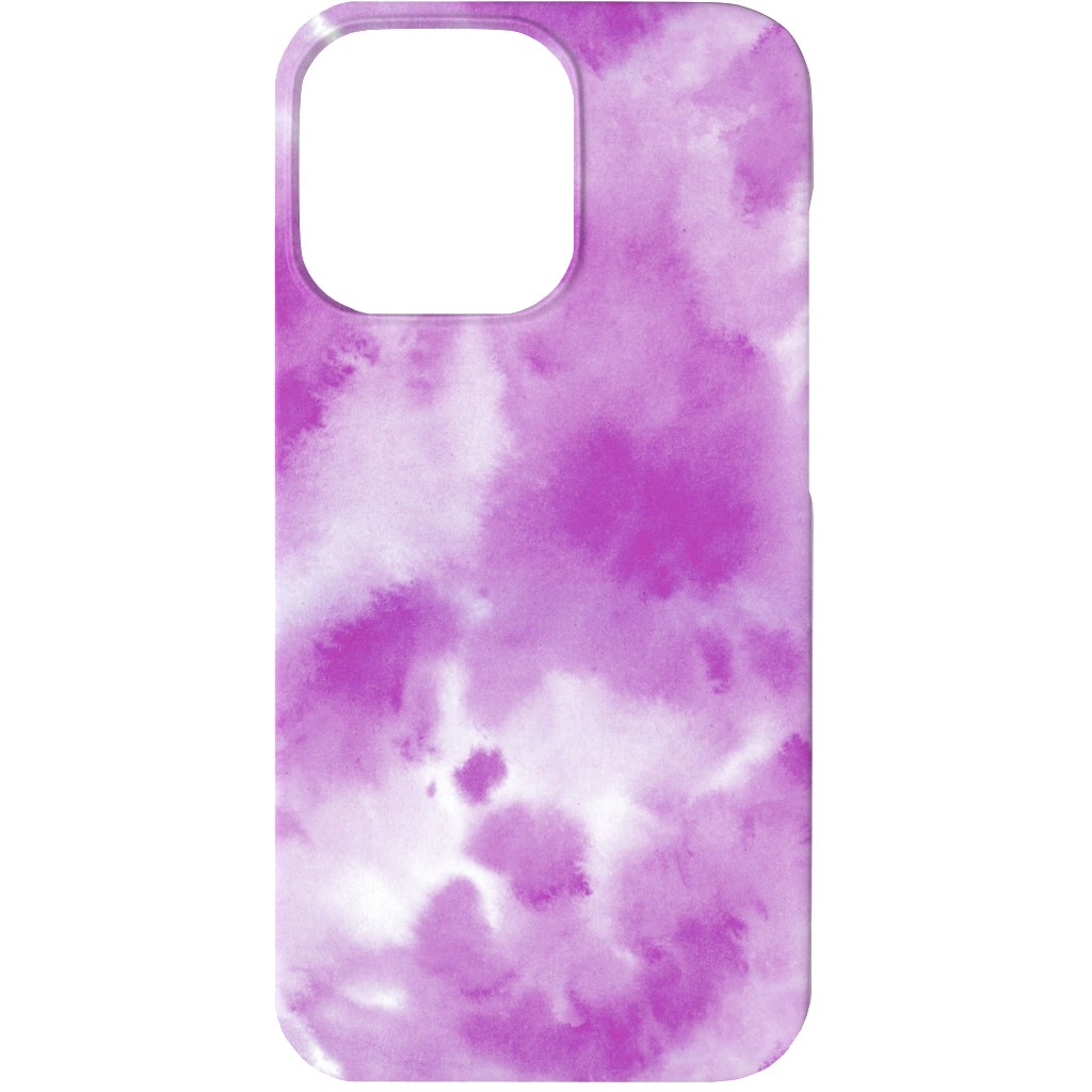 Watercolor Texture - Purple Phone Case, Slim Case, Matte, iPhone 13, Purple