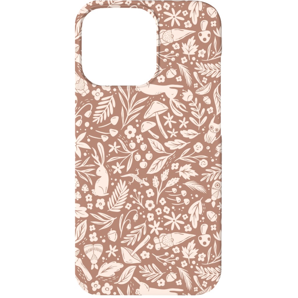 Enchanted Forest - Sienna Phone Case, Slim Case, Matte, iPhone 13, Brown