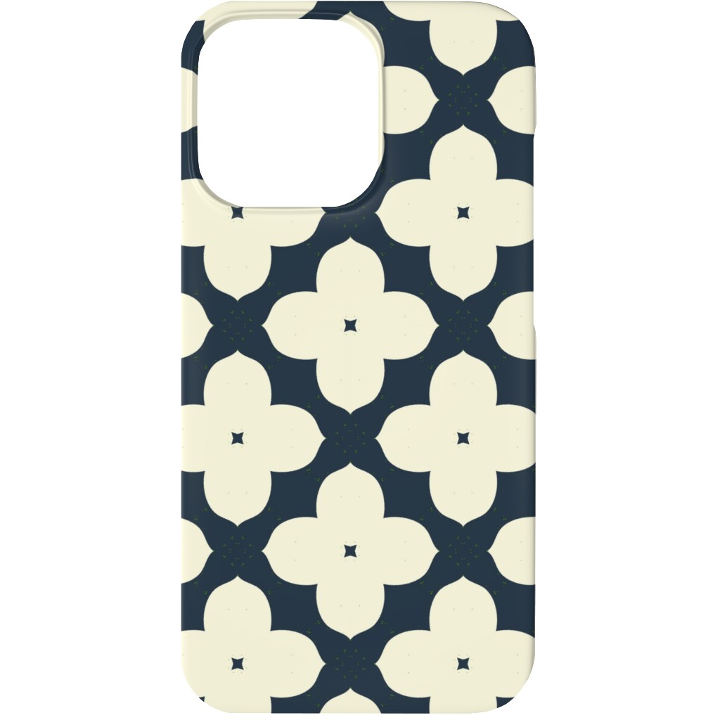 Bunchberry - Black Phone Case, Slim Case, Matte, iPhone 13, Blue, True Blue