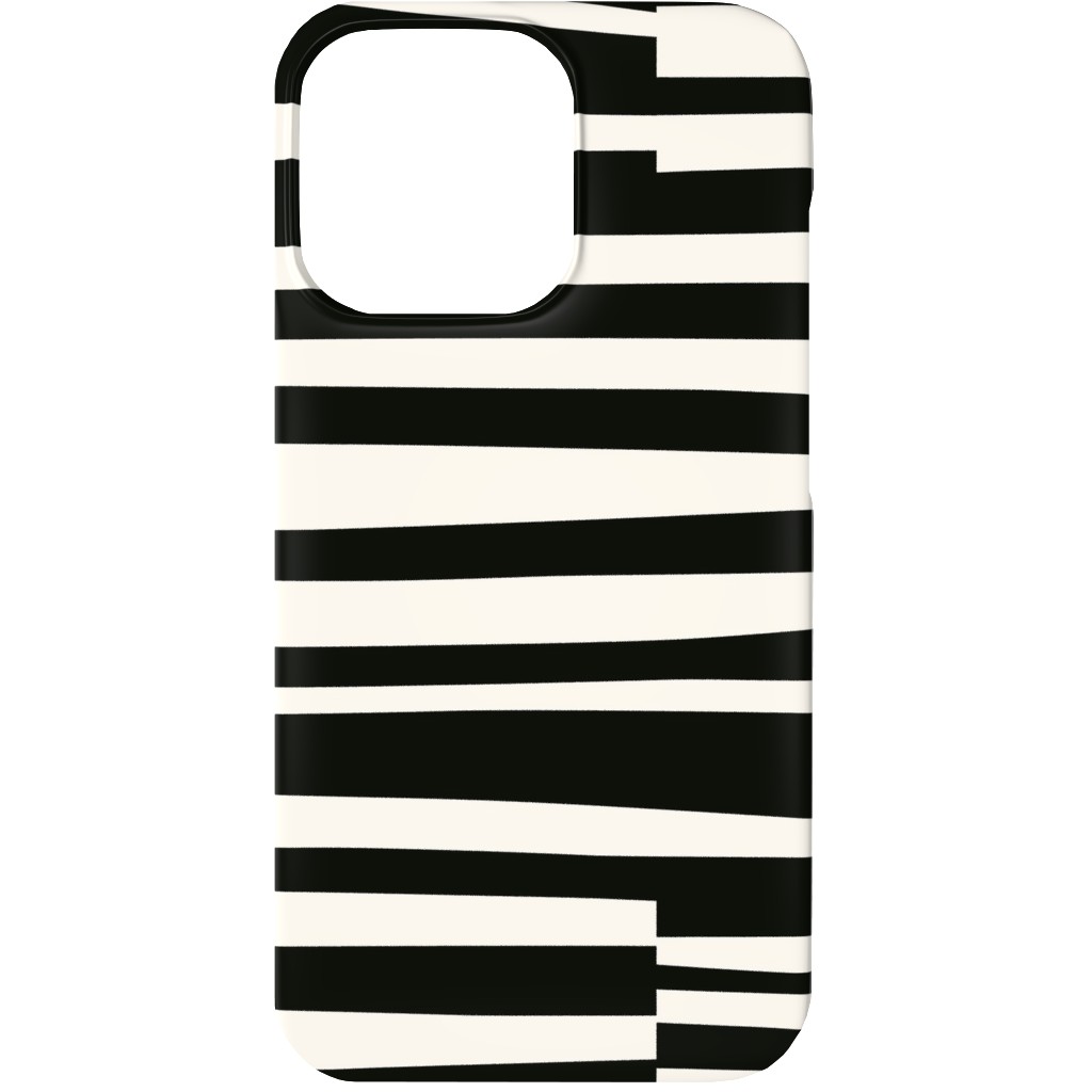 Twiggy Stripes Phone Case, Slim Case, Matte, iPhone 13, Black