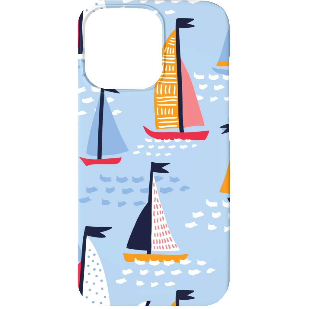 Regatta Phone Case, Slim Case, Matte, iPhone 13, Blue, True Blue