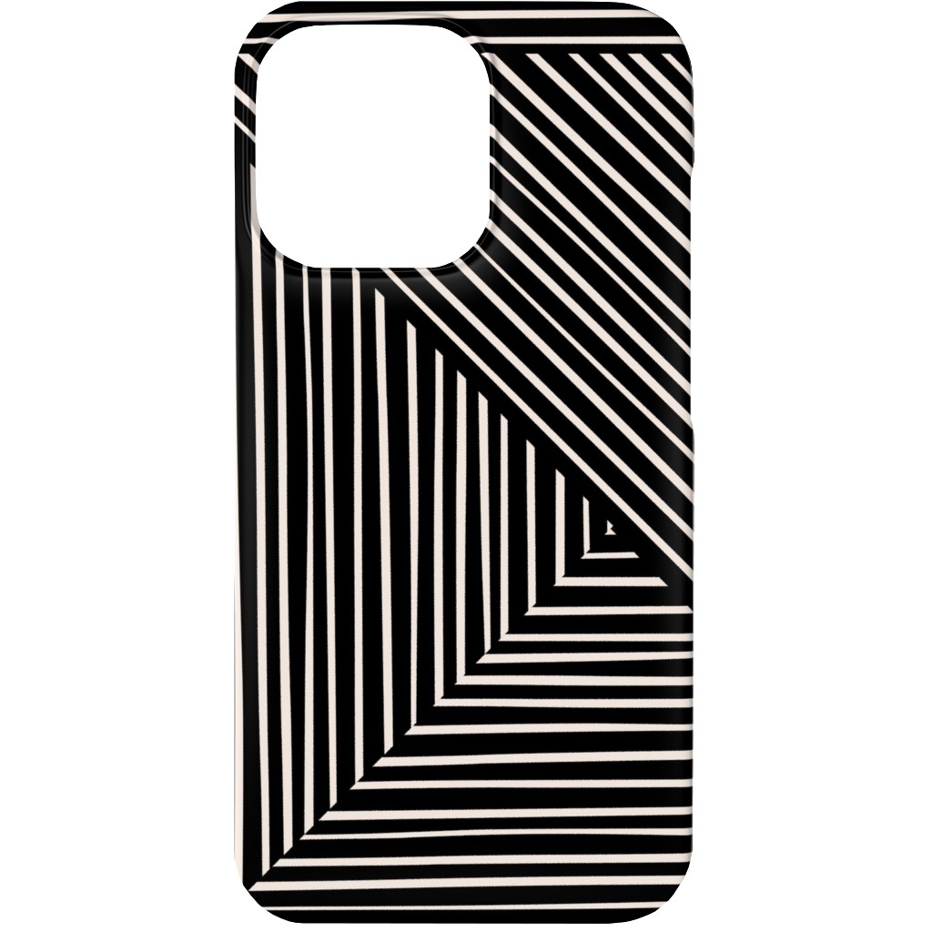 Angles and Lines Phone Case, Slim Case, Matte, iPhone 13, Gray