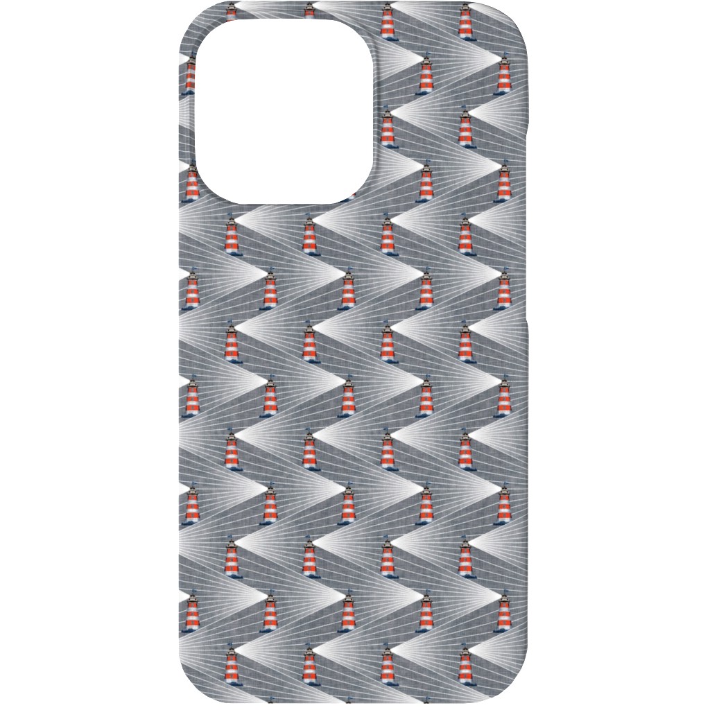 Land Ahoy Phone Case, Slim Case, Matte, iPhone 13, Gray