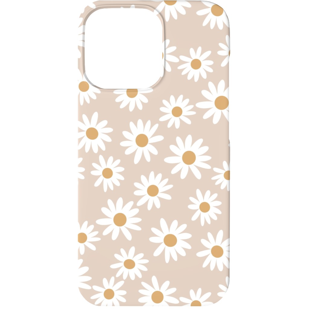 Daisies Phone Case, Slim Case, Matte, iPhone 13, Pink