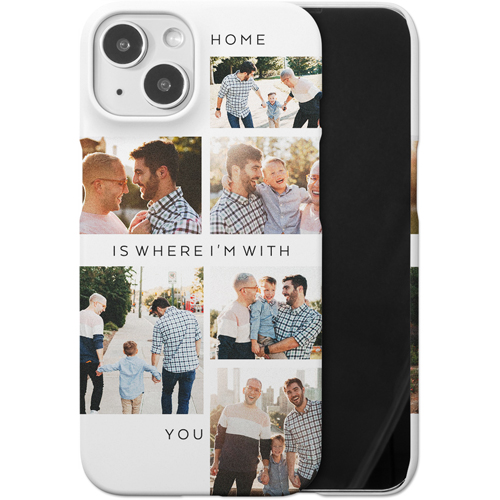 Gallery of Six Grid iPhone Case, Slim Case, Matte, iPhone 14, Multicolor, multi