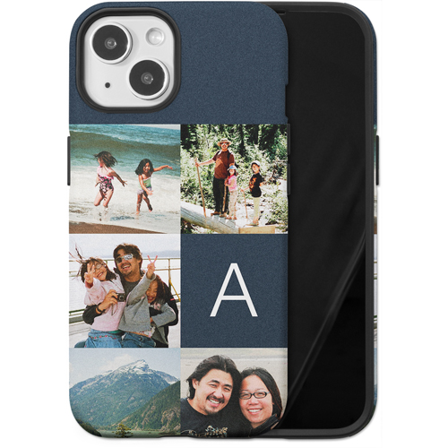 Gallery Monogram iPhone Case, Silicone Liner Case, Matte, iPhone 14, Multicolor, multi