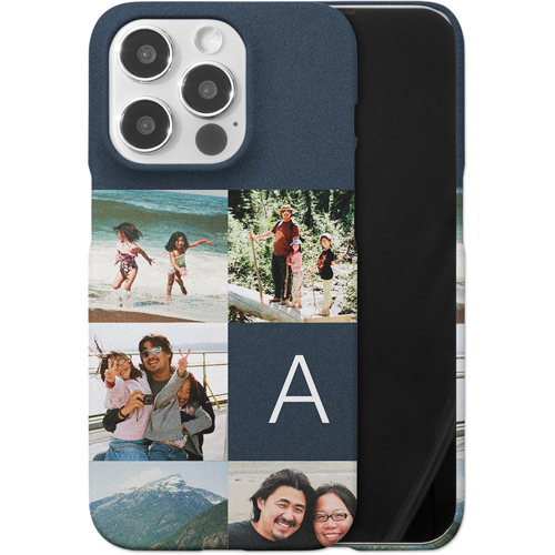 Gallery Monogram iPhone Case, Slim Case, Matte, iPhone 14 Pro, Multicolor, multi