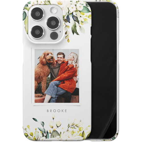Bountiful Bouquet iPhone Case, Slim Case, Matte, iPhone 14 Pro, White