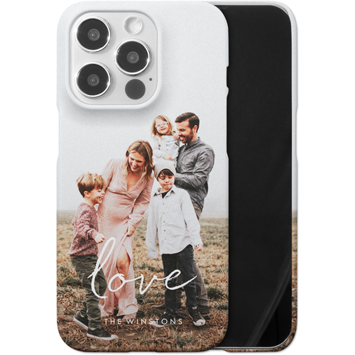 Gallery of One Love iPhone Case, Slim Case, Matte, iPhone 14 Pro, Multicolor, multi