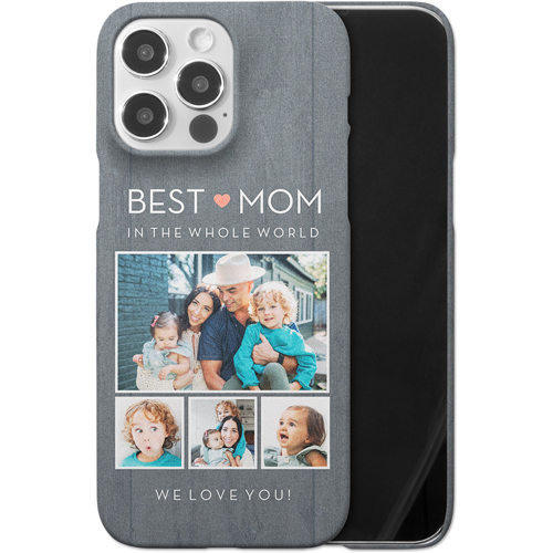 Whole World Love iPhone Case, Slim Case, Matte, iPhone 14 Pro Max, Pink, salmon