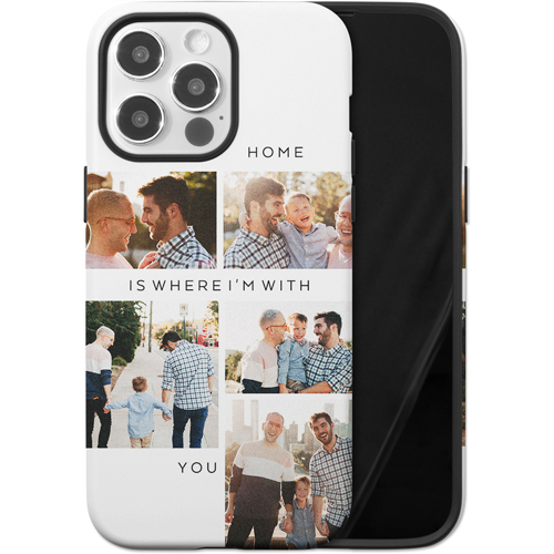 Gallery of Six Grid iPhone Case, Silicone Liner Case, Matte, iPhone 14 Pro Max, Multicolor, multi