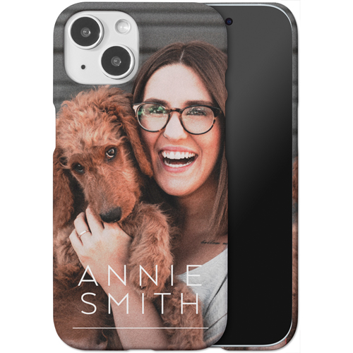 Simply Personal iPhone Case, Slim Case, Matte, iPhone 15, White, white