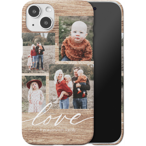 Rustic Love iPhone Case, Slim Case, Matte, iPhone 15 Plus, Brown, camel