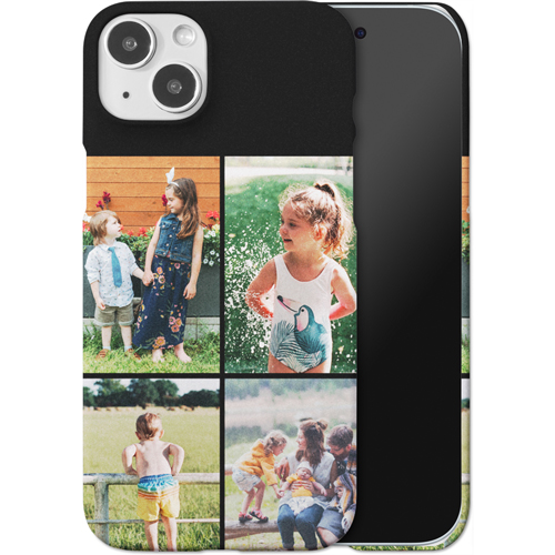 Gallery of Four Grid iPhone Case, Slim Case, Matte, iPhone 15 Plus, Multicolor, multi