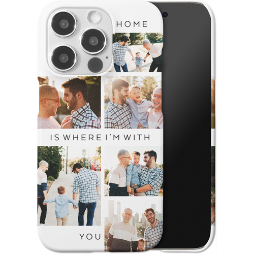 Gallery of Six Grid iPhone Case, Slim Case, Matte, iPhone 15 Pro, Multicolor, multi