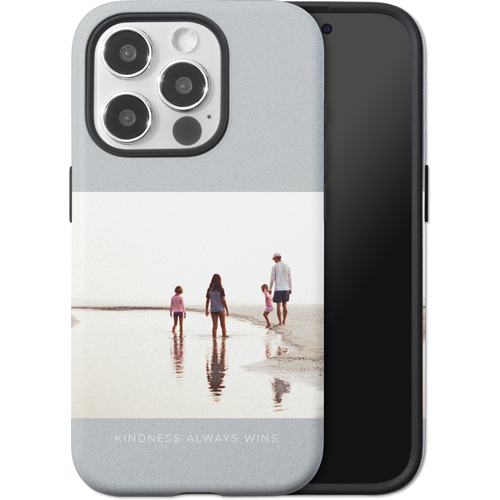 Gallery of One Banner iPhone Case, Silicone Liner Case, Matte, iPhone 15 Pro, Multicolor, multi