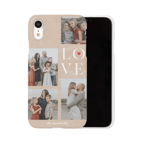 Sand Stacked Love iPhone Case, Slim Case, Matte, iPhone XR, Beige, rye