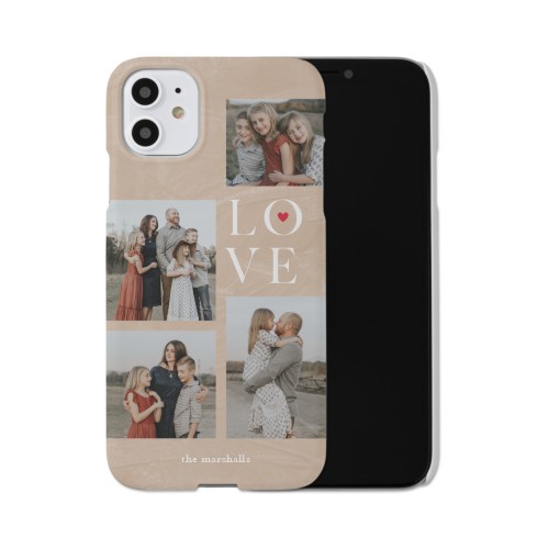 Sand Stacked Love iPhone Case, Slim Case, Matte, iPhone 11, Beige, rye