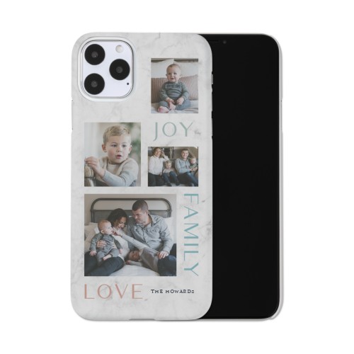 Marble Joy Family Love iPhone Case, Slim Case, Matte, iPhone 11 Pro Max, White