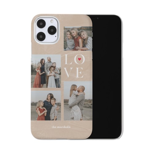 Sand Stacked Love iPhone Case, Slim Case, Matte, iPhone 11 Pro Max, Beige