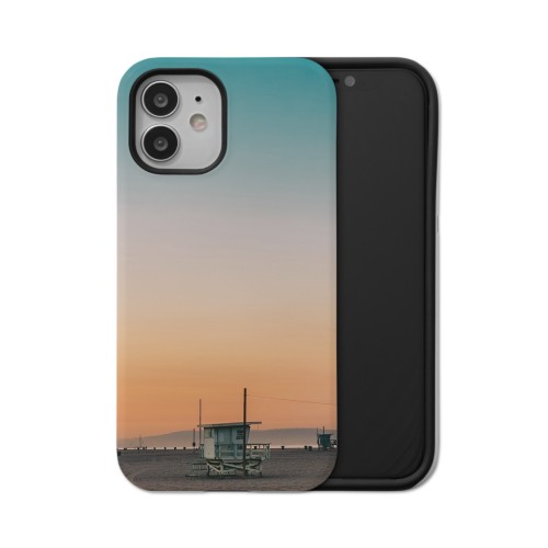 Beach Post iPhone Case, Silicone Liner Case, Matte, iPhone 12, Multicolor