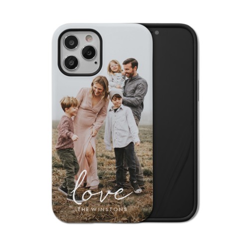 Gallery of One Love iPhone Case, Silicone Liner Case, Matte, iPhone 12 Pro, Multicolor