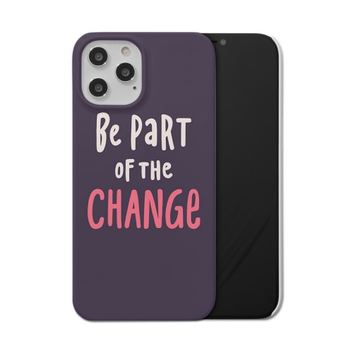 Be Part of the Change iPhone Case, Slim Case, Matte, iPhone 12 Pro Max, Multicolor