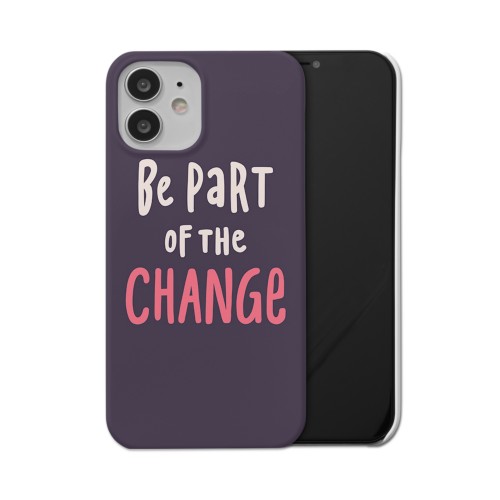Be Part of the Change iPhone Case, Slim Case, Matte, iPhone 12, Multicolor