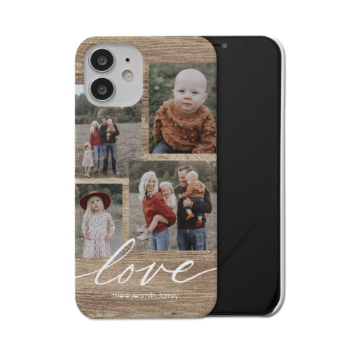 Rustic Love iPhone Case, Slim Case, Matte, iPhone 12, Brown