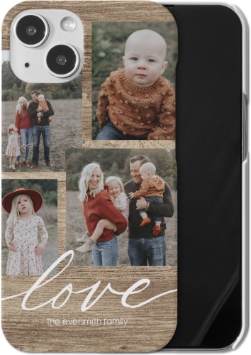 Rustic Love iPhone Case, Slim Case, Matte, iPhone 13, Brown