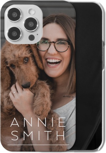 Simply Personal iPhone Case, Slim Case, Matte, iPhone 13 Pro, White