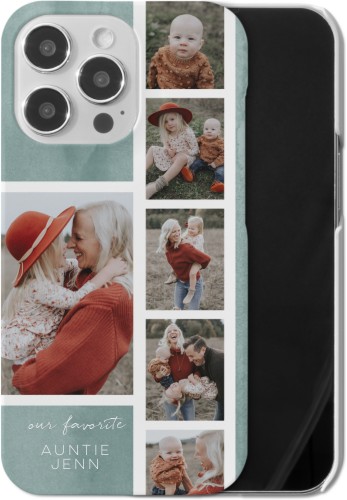 Watercolor Favorite Filmstrip iPhone Case, Slim Case, Matte, iPhone 13 Pro, Green