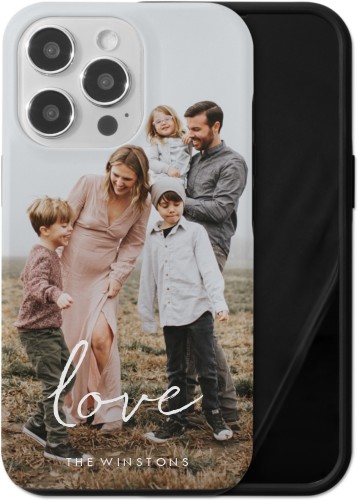 Gallery of One Love iPhone Case, Silicone Liner Case, Matte, iPhone 13 Pro, Multicolor, multi