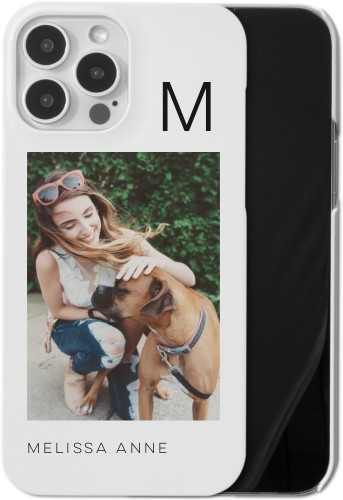 Gallery of One Initial iPhone Case, Slim Case, Matte, iPhone 13 Pro Max, Multicolor, multi