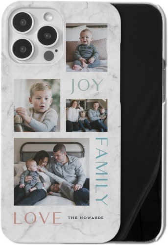 Marble Joy Family Love iPhone Case, Slim Case, Matte, iPhone 13 Pro Max, White, white