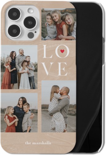 Sand Stacked Love iPhone Case, Slim Case, Matte, iPhone 13 Pro Max, Beige, rye