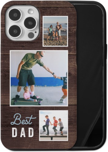 Best Ever Wood Trio iPhone Case, Silicone Liner Case, Matte, iPhone 13 Pro Max, Blue, celeste