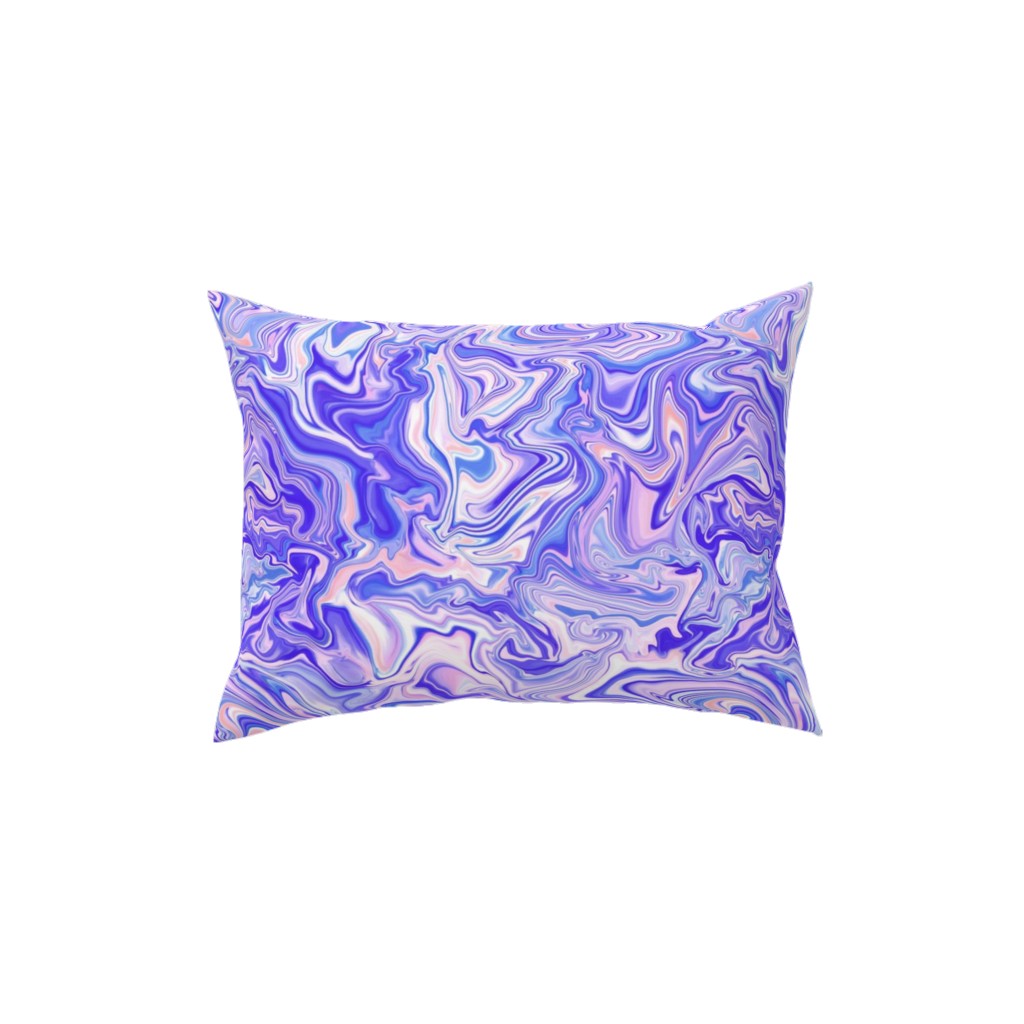 Love Spell Marble - Purple Coral Pink Pillow, Woven, White, 12x16, Double Sided, Purple, Purple