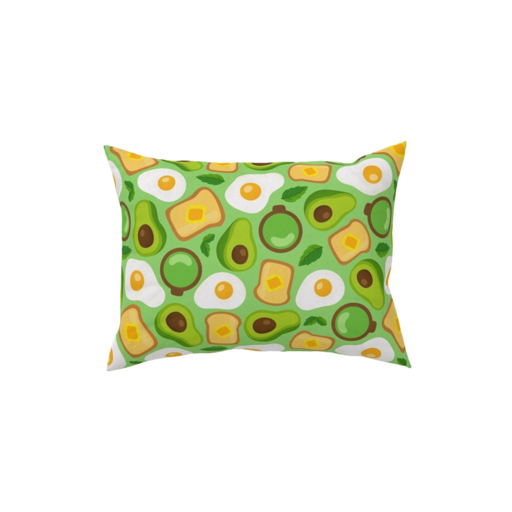 Green And White Pillows