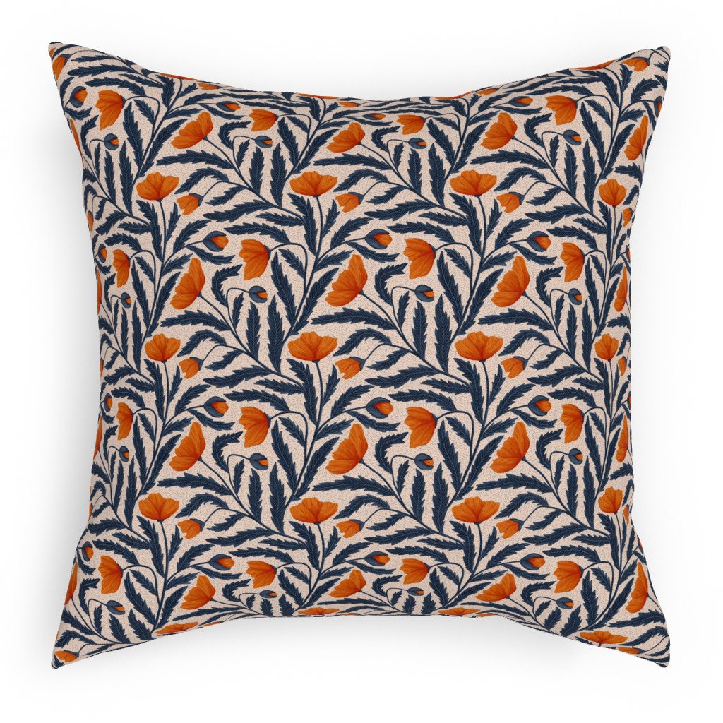Blue And Orange Pillows